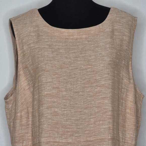 Pure Jill 100% Linen A-Line Maxi Dress - Size 2X - Picture 8 of 16